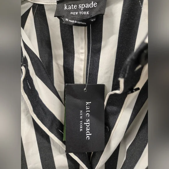 NWT KATE SPADE Terrace Stripe Dakota Dress SZ Medium - Picture 12 of 16